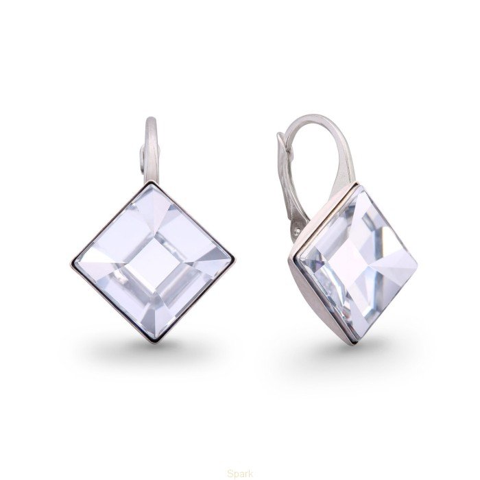 

Серебряные серьги SPARK Caprice Square со Swarovski модели KA2483C