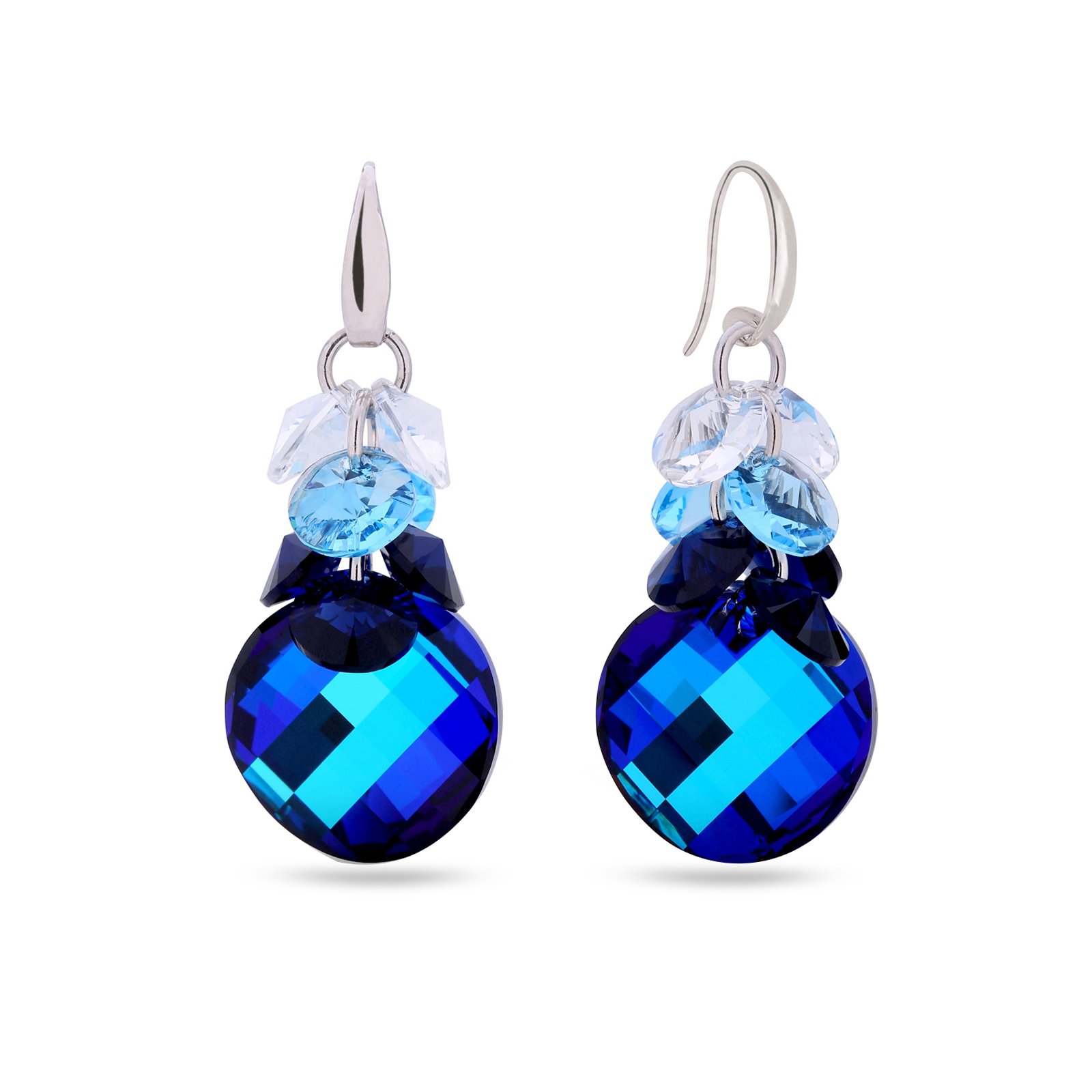 

Серебряные серьги SPARK Luna Dives со Swarovski модели KWP6621BB