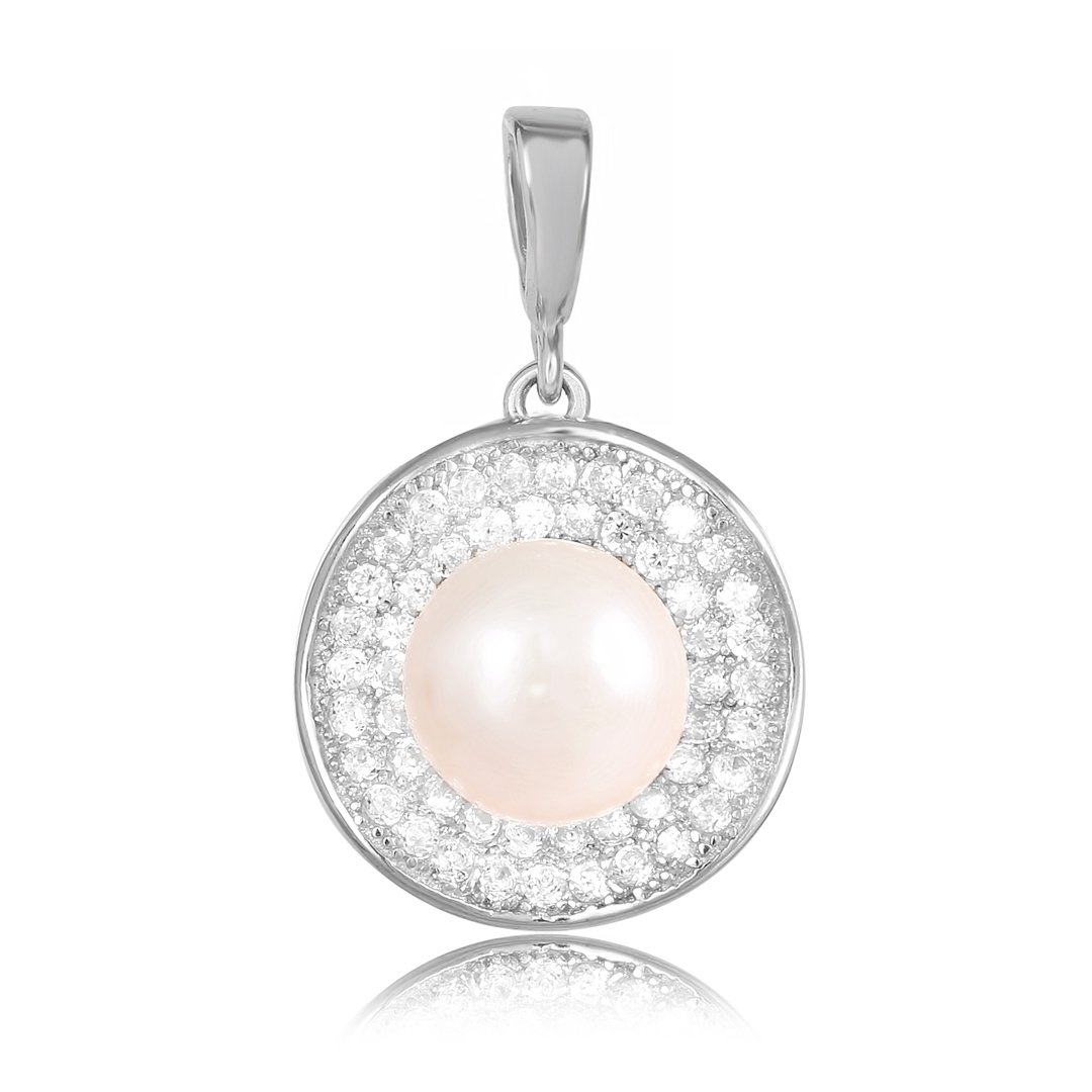 

Серебряная подвеска Silvex925 с фианитом и жемчугом модели ПК2ФЖ/471