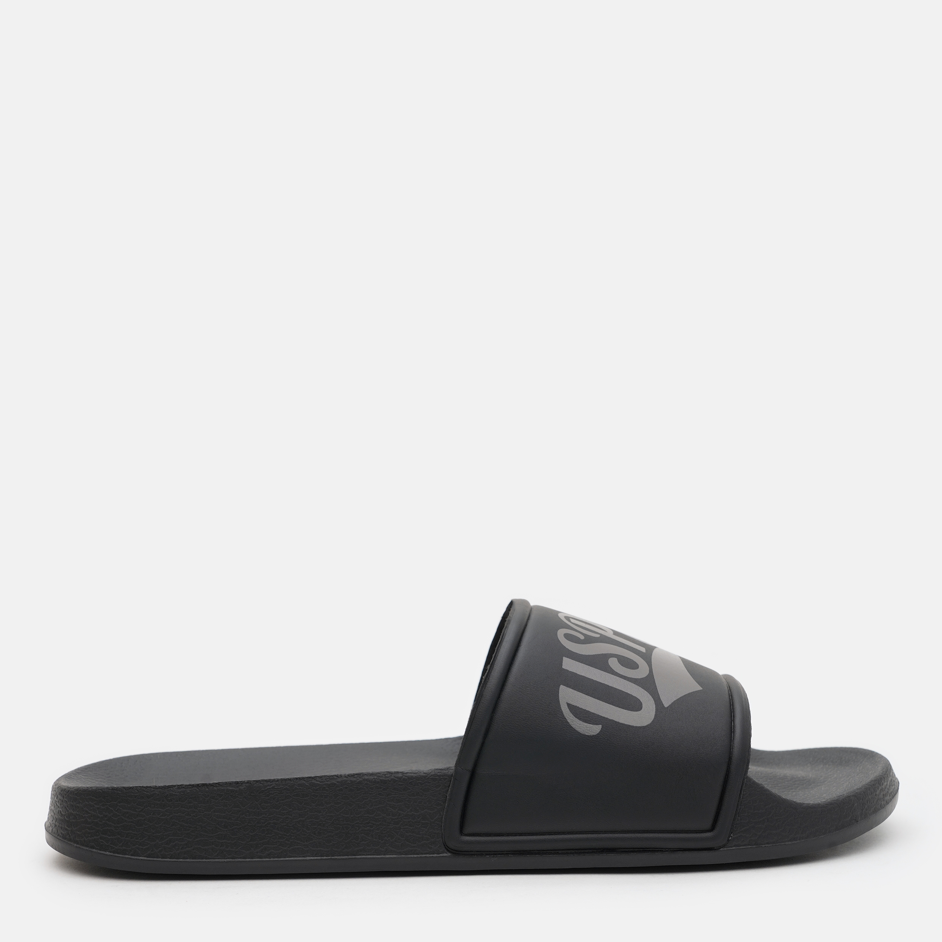 Акція на Чоловічі шльопанці для пляжу U.S. Polo Assn 4M,Luvy Glb 4Fx 101495795 45 29.5 см Чорні від Rozetka