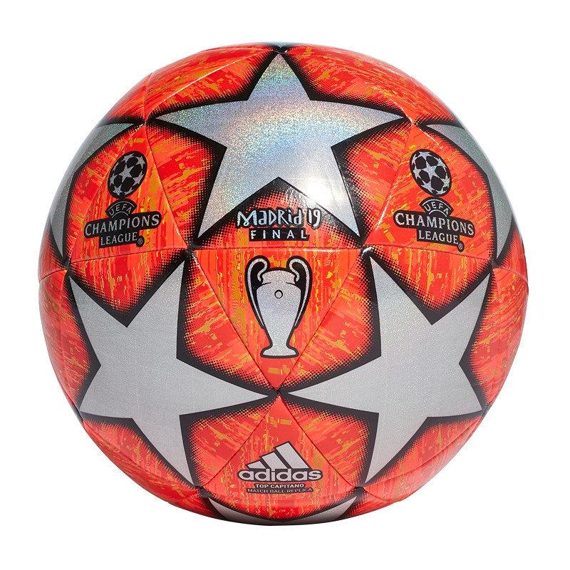 

Мяч футбольный Adidas Madrid 19 Top Capitano DN8686 №5 Бело-оранжевый (DN8686)