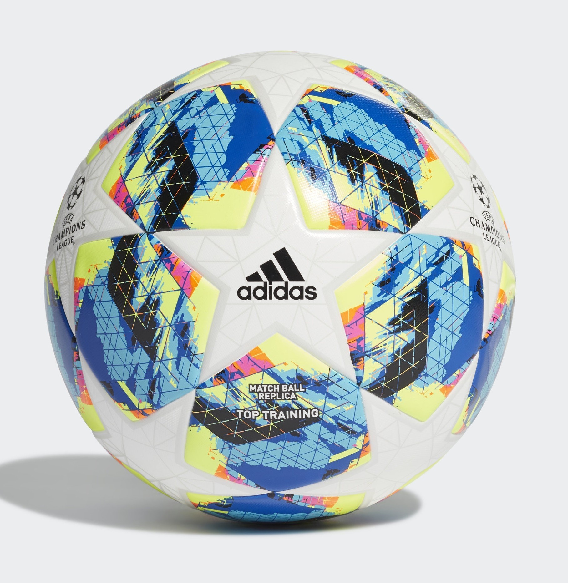 

Мяч футбольный для детей Adidas Finale 20 Top Training DY2551 №4 Бело-синий