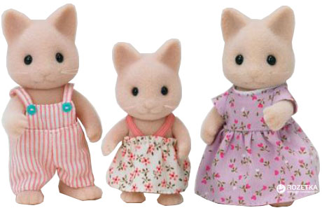 Набор Sylvanian Families Семья шёлковых кошек - цена, фото, характеристики