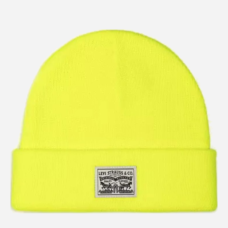 Акція на Шапка Levi`s 93363548 One Size Жовта від Rozetka