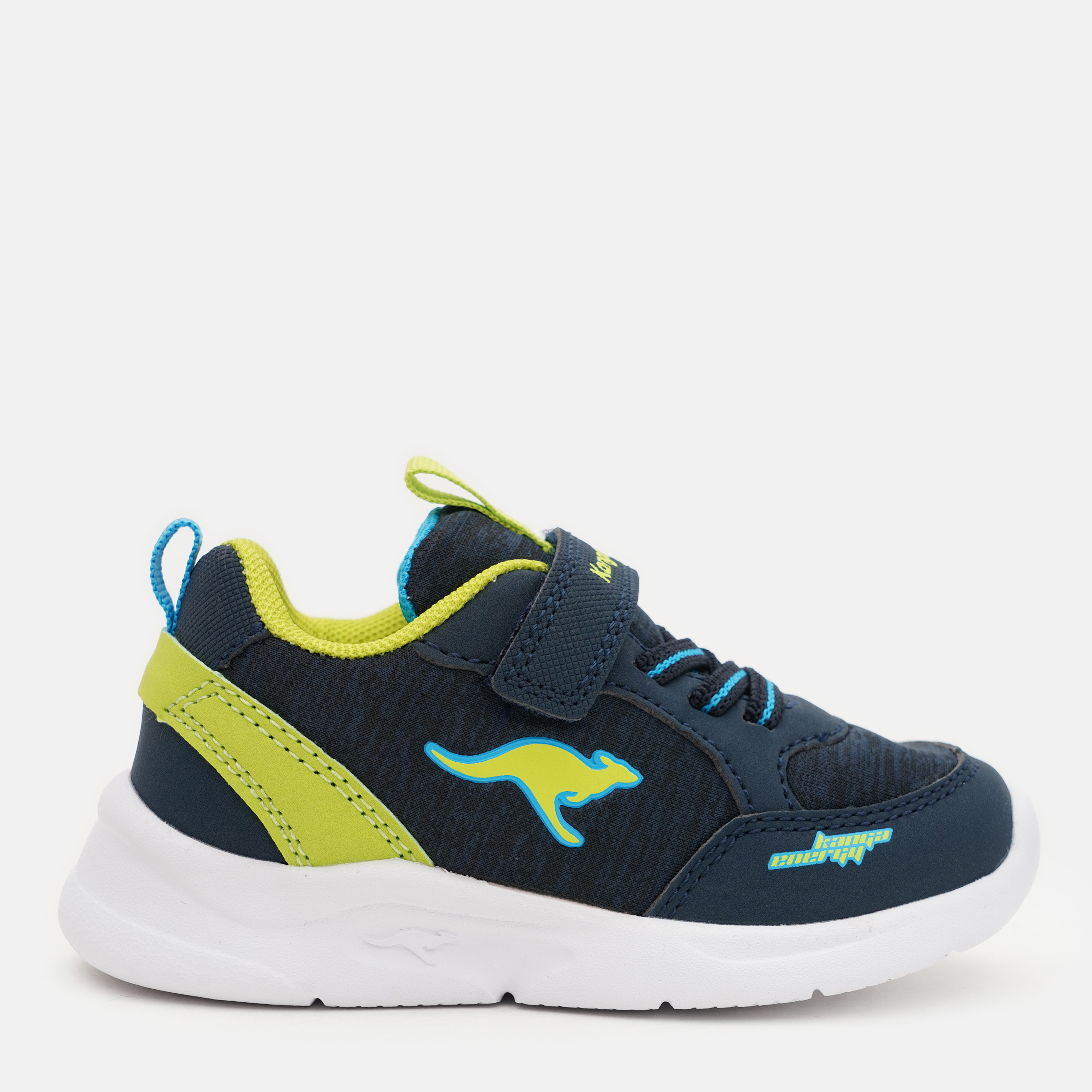 Акція на Дитячі кросівки для хлопчика Kangaroos 00034-4054 27 Navy/Lime від Rozetka