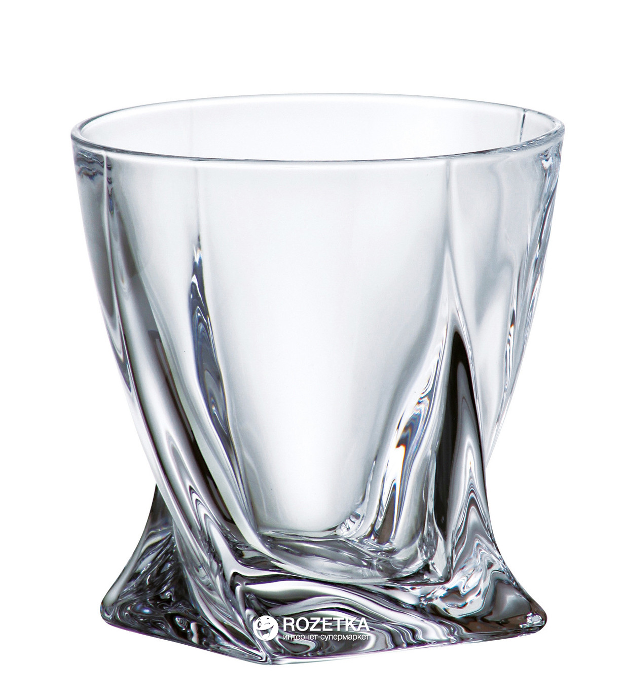 

Набор низких стаканов для виски Bohemia Quadro 340 мл 6 шт (2K936/99A44/340)