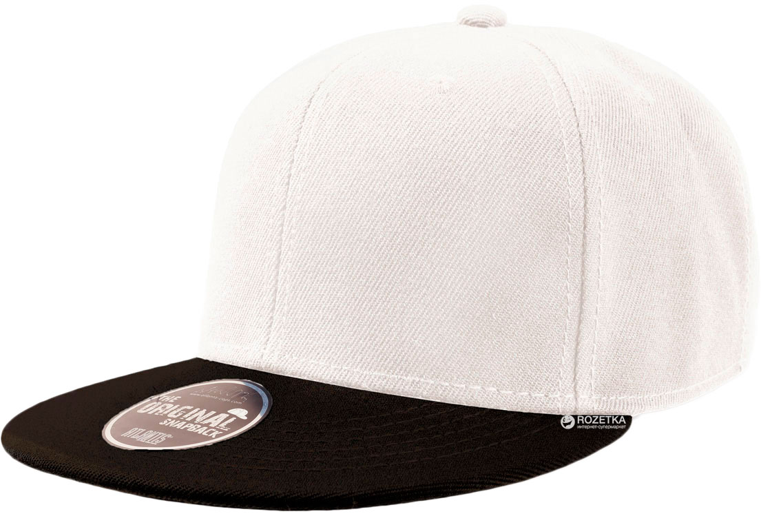 

Кепка Atlantis Snap Back One Size Белая с черным