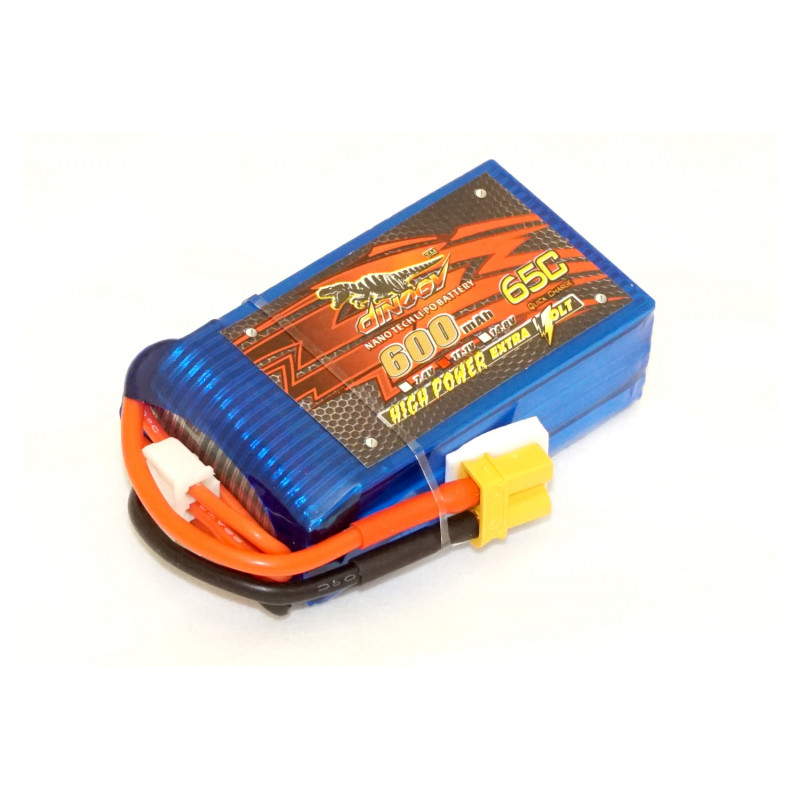 

Аккумулятор Dinogy Li-Pol 600mAh 11.1V 3S 65C XT30 (DLC-3S600H-XT30)