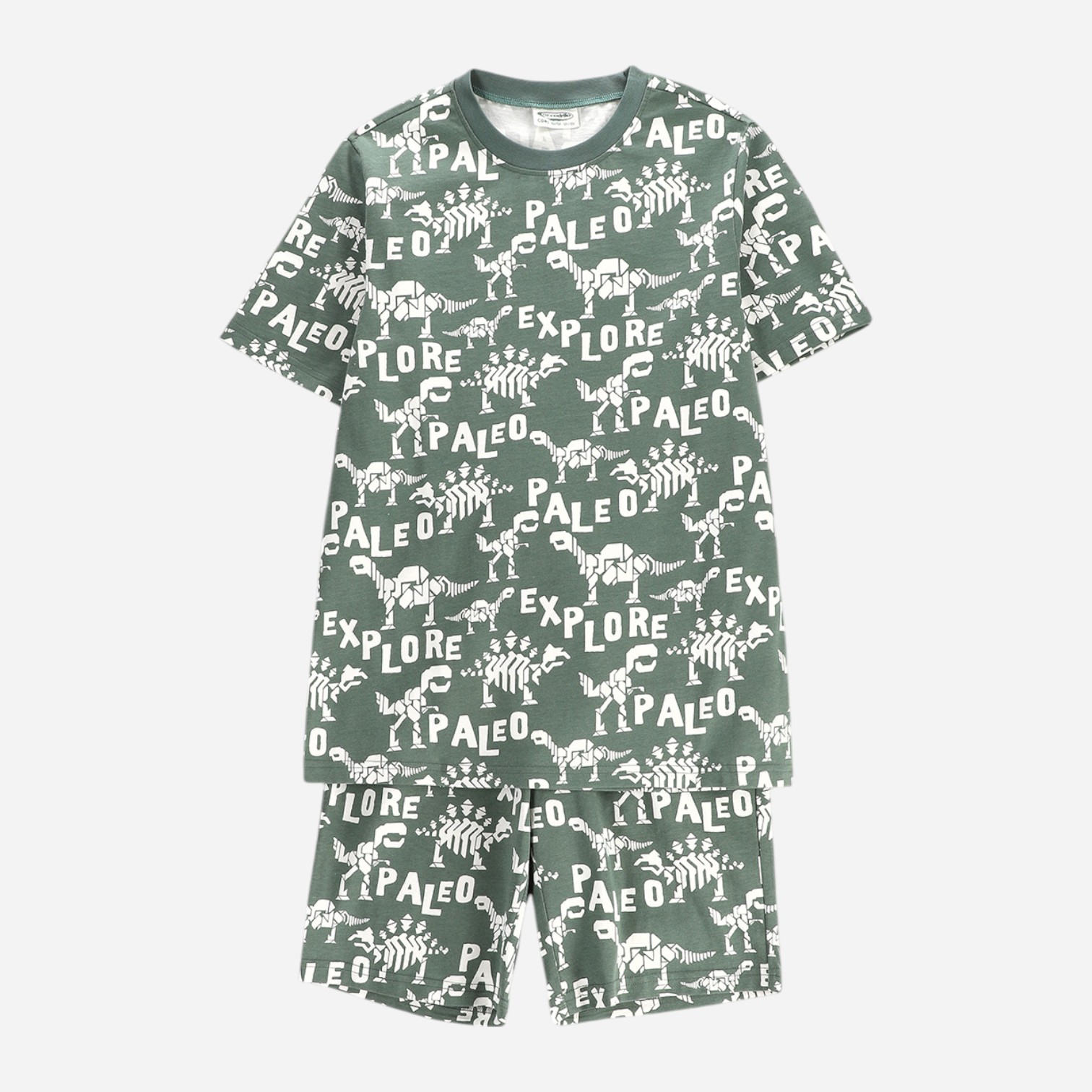 Підліткова літня піжама для хлопчика Coccodrillo Pajamas WC5448220PJS-012 140 см Оливкова від Rozetka на платформі USKIDKA Акція на Підліткова літня піжама для хлопчика Coccodrillo Pajamas WC5448220PJS-012 140 см Оливкова від Rozetka