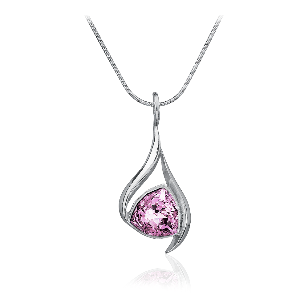 

Кулон c цепочкой KOBI BARBARA со Swarovski модели 7730-1406-04-32