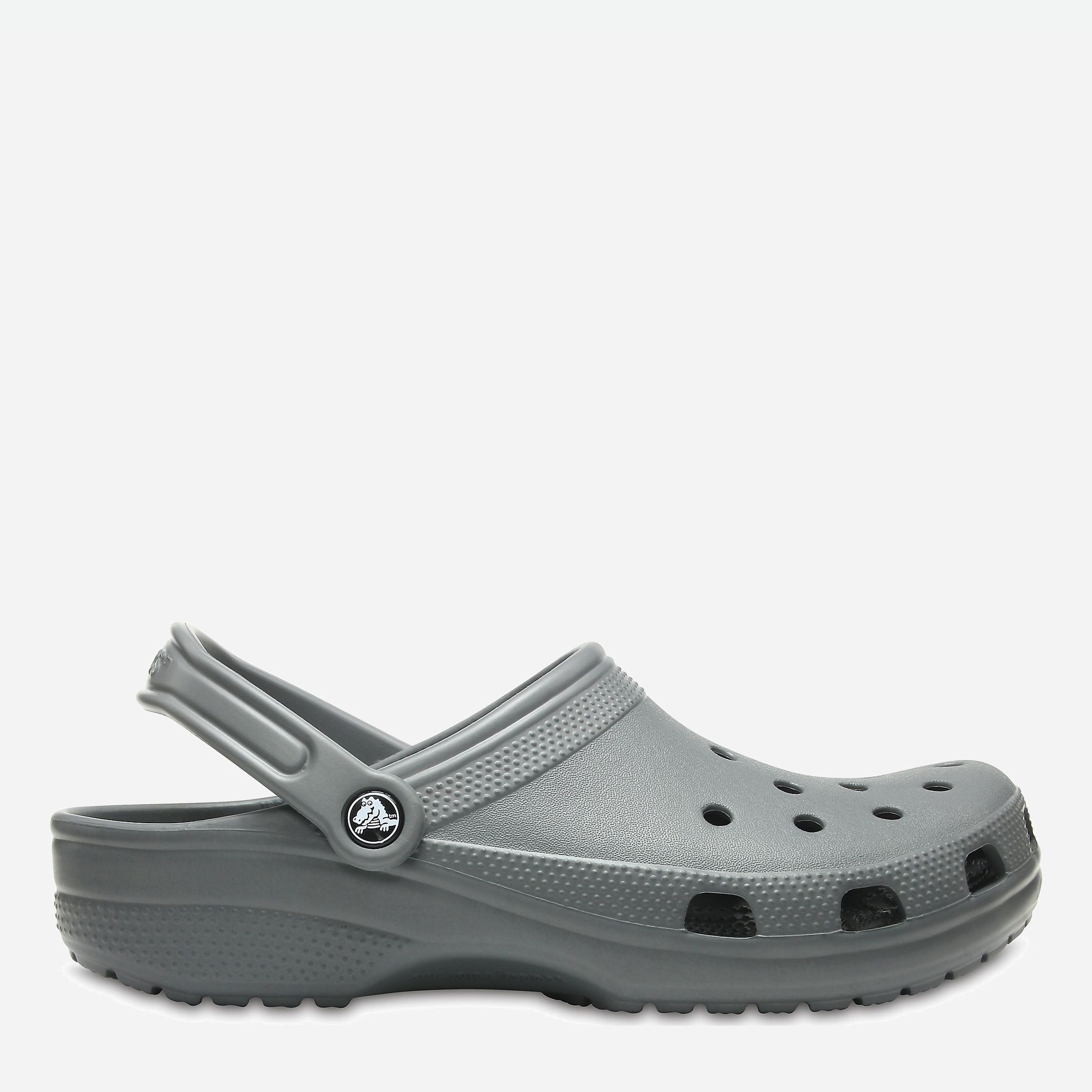 Акція на Жіночі крокси Crocs Classic 10001-0DA 39 (M06/W08) Темно-сірі від Rozetka