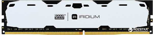 

Оперативная память Goodram DDR4-2400 8192MB PC4-19200 IRDM White (IR-W2400D464L15S/8G)