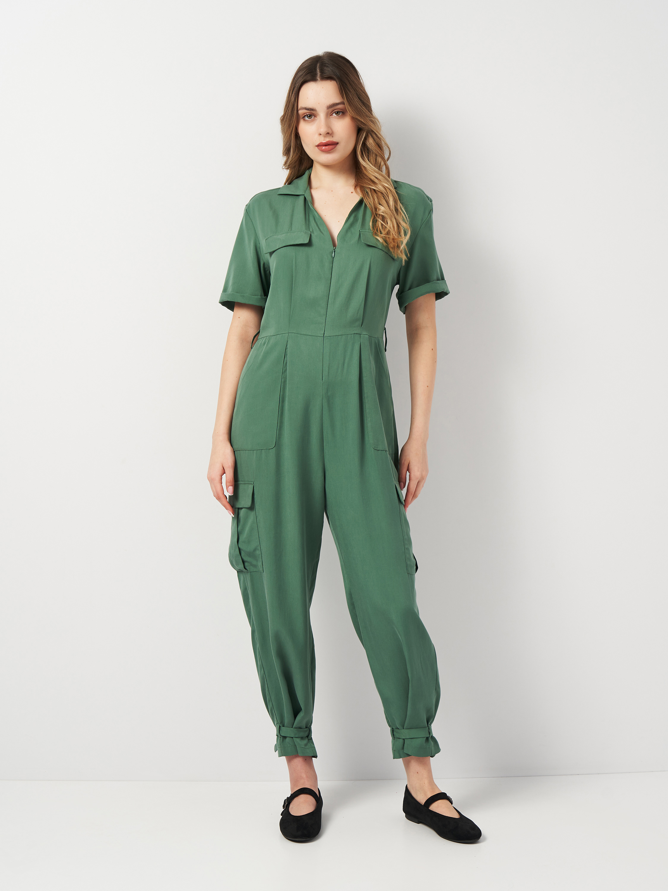 Комбінезон жіночий Zara 7631/975 M Зелений від Rozetka на платформі USKIDKA Акція на Комбінезон жіночий Zara 7631/975 M Зелений від Rozetka