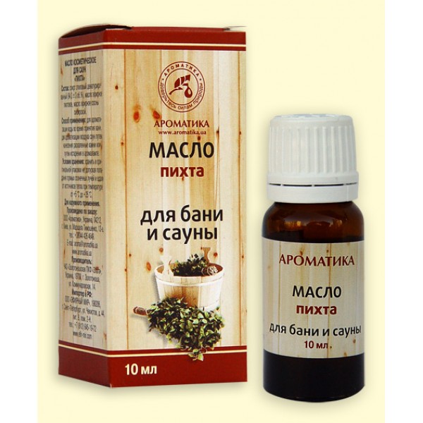 Эфирное масло для бани и сауны Ароматика Пихта, 10 мл – в интернет ...