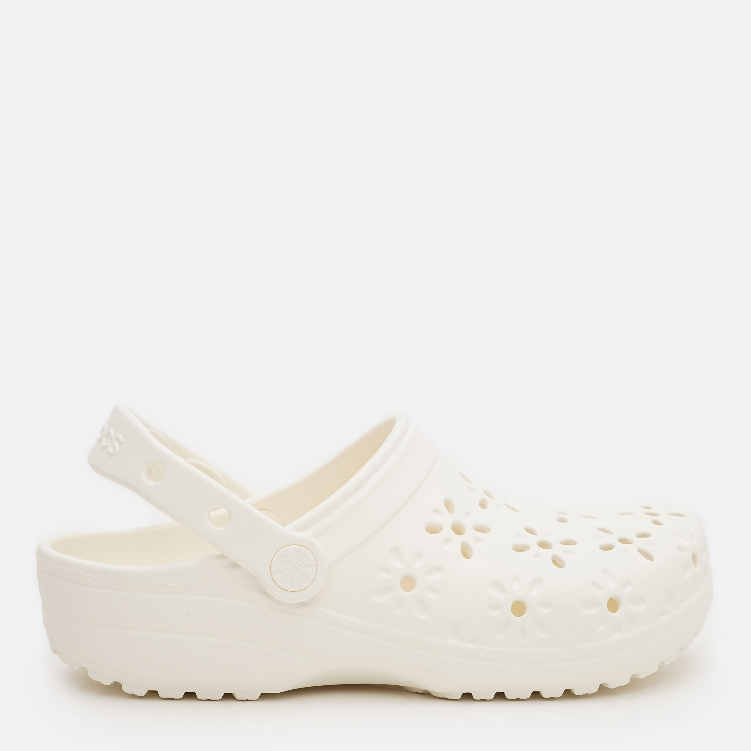 Жіночі крокси Crocs Classic Floral Cut Out Clog Chk 210927-0WV 42-43 (M9/W11) 27 см Chalk від Rozetka на платформі USKIDKA Акція на Жіночі крокси Crocs Classic Floral Cut Out Clog Chk 210927-0WV 42-43 (M9/W11) 27 см Chalk від Rozetka