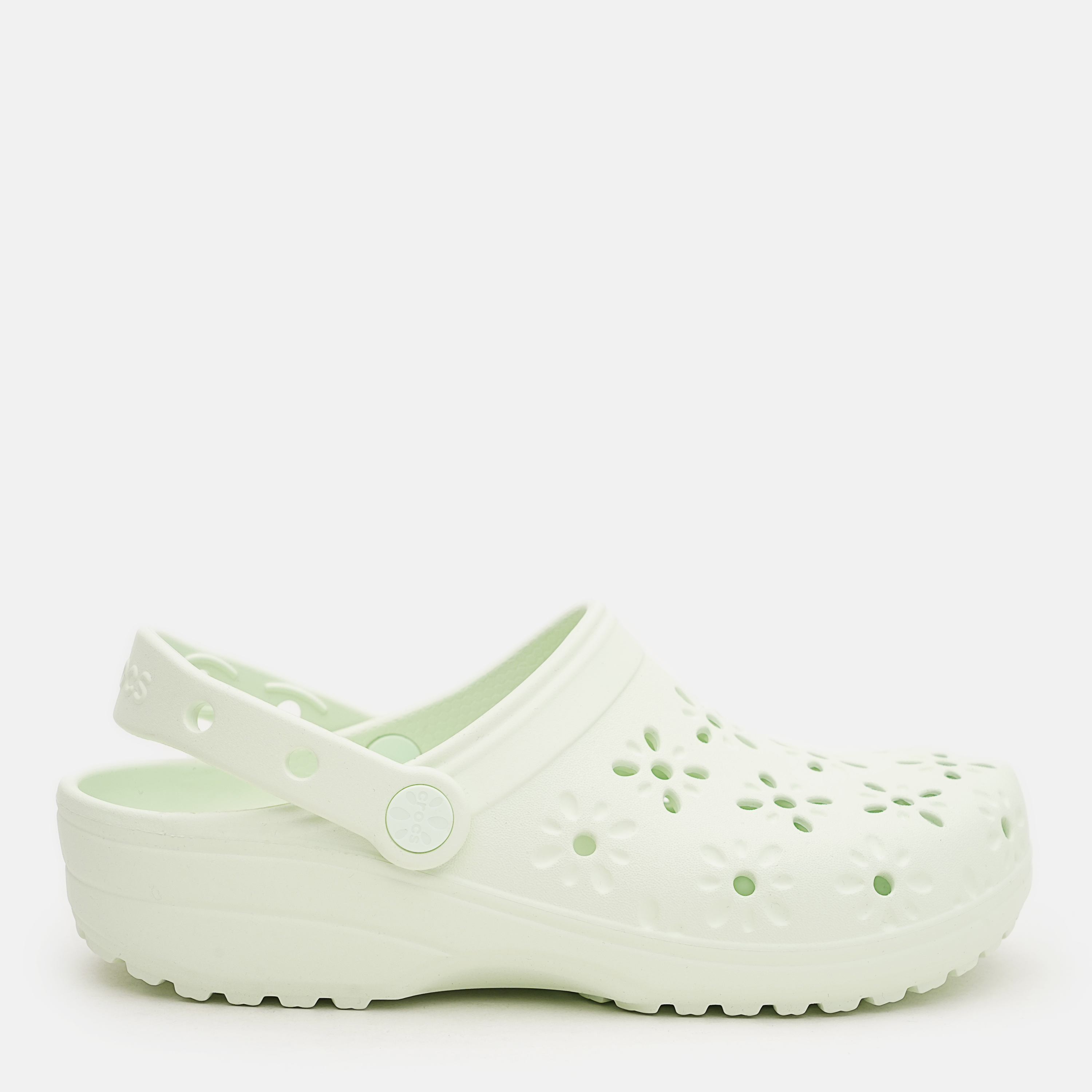Жіночі крокси Crocs Classic Floral Cut Out Clog JdT 210927-3YH 37-38 (M5/W7) 23 см Jade Tint від Rozetka на платформі USKIDKA Акція на Жіночі крокси Crocs Classic Floral Cut Out Clog JdT 210927-3YH 37-38 (M5/W7) 23 см Jade Tint від Rozetka