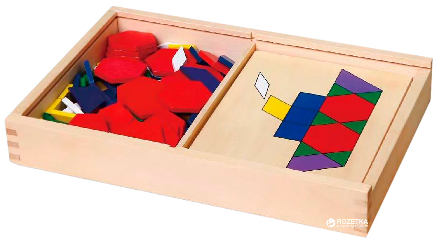 

Геометрическая мозаика Viga Toys деревянная с шаблонами (50029)