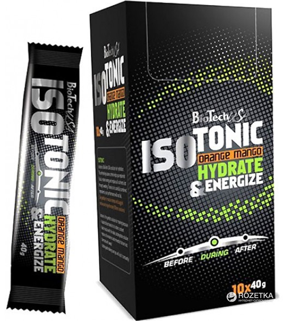 

Изотоник Biotech IsoTonic 10 х 40 г Апельсин-манго (5999076221646)