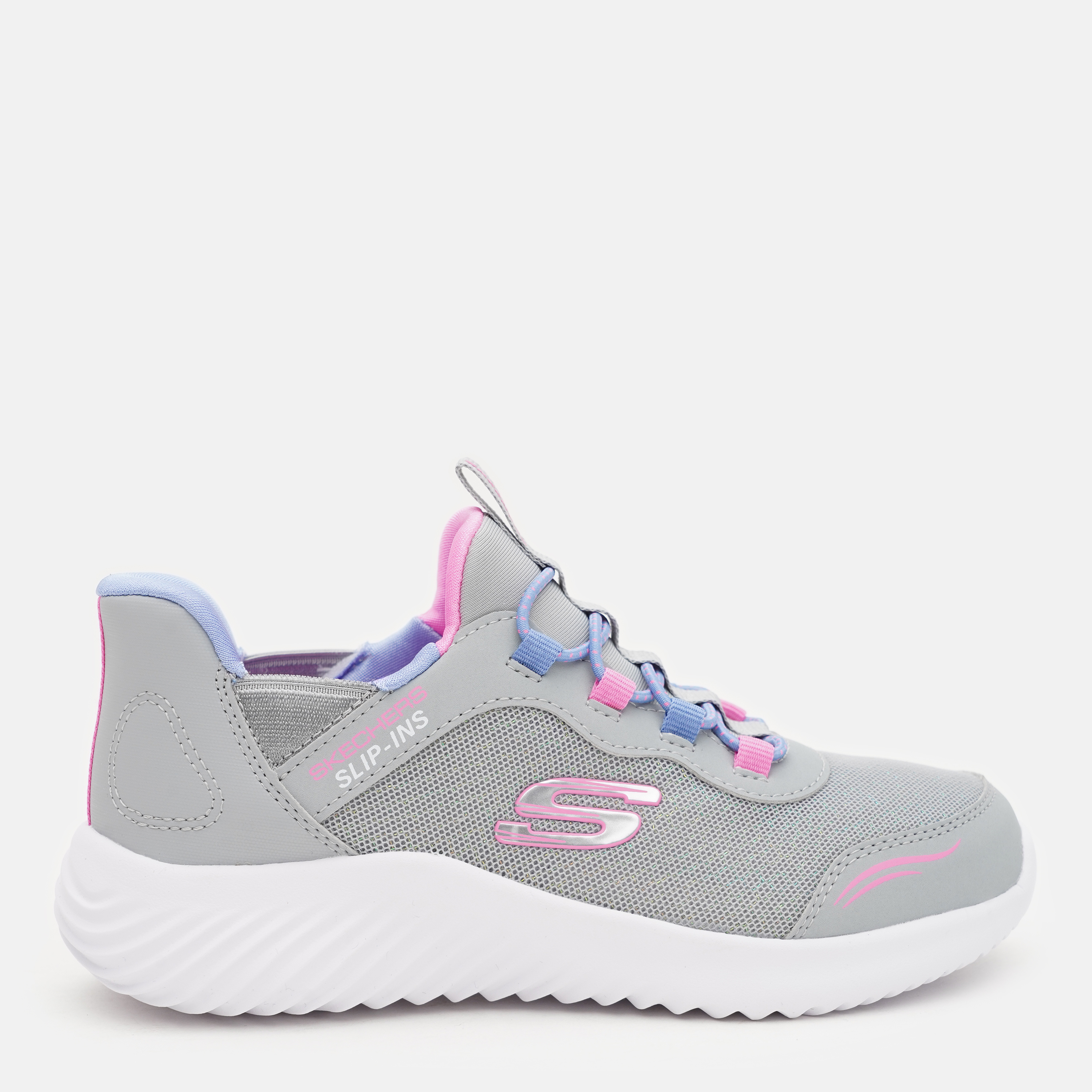 Дитячі кросівки для дівчинки Skechers Bounder 303585L GRY 34 Сірі від Rozetka на платформі USKIDKA Акція на Дитячі кросівки для дівчинки Skechers Bounder 303585L GRY 34 Сірі від Rozetka