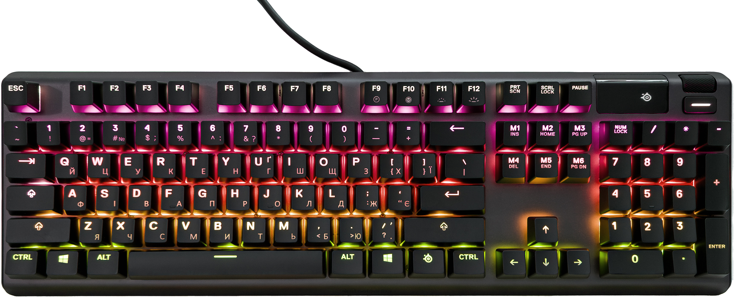 ふれあ Клавиатура проводная SteelSeries Apex 5 USB (SS64532) – фото