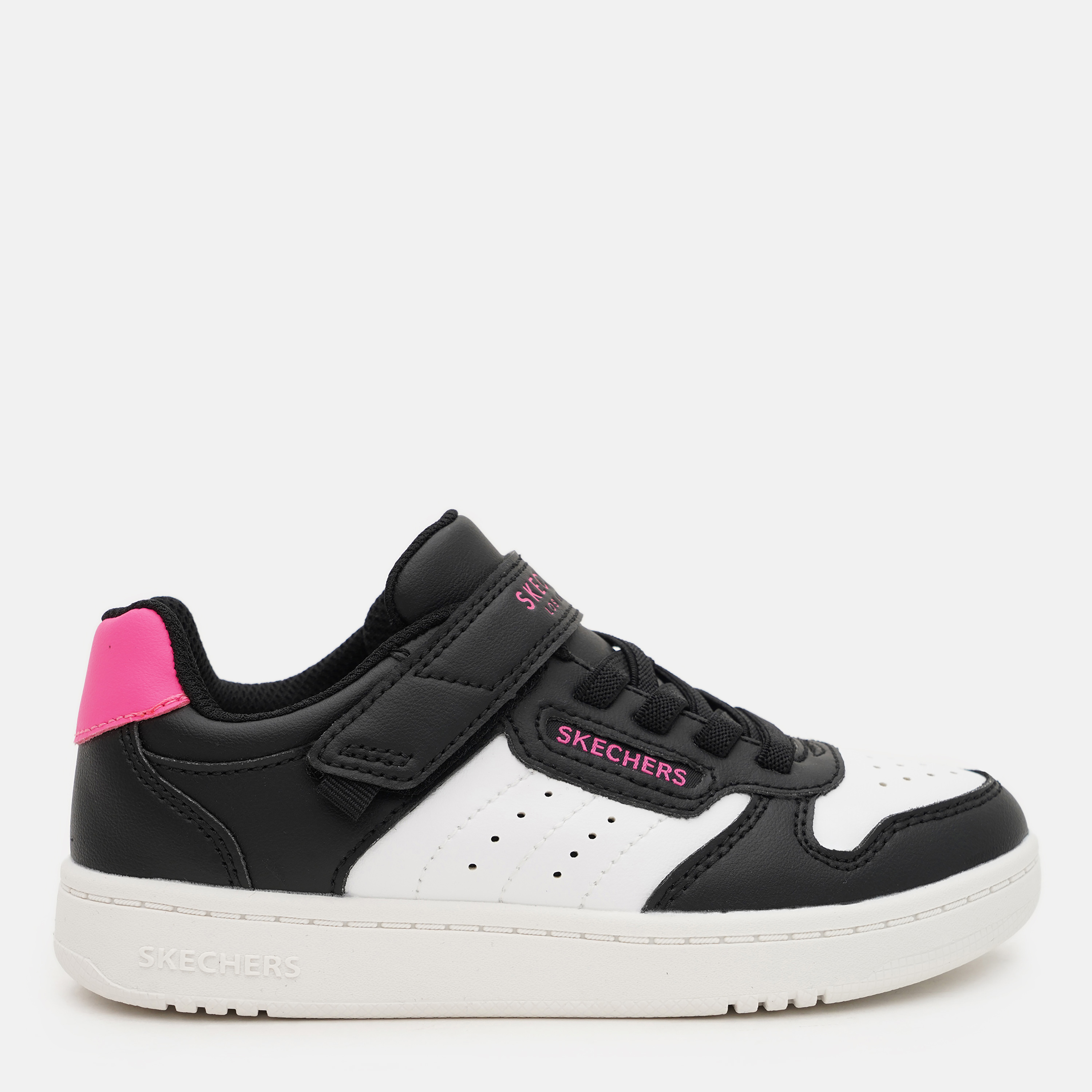 Дитячі кеди для дівчинки Skechers Quick Street 310241L BKWP 33 Білий/Чорний від Rozetka на платформі USKIDKA Акція на Дитячі кеди для дівчинки Skechers Quick Street 310241L BKWP 33 Білий/Чорний від Rozetka