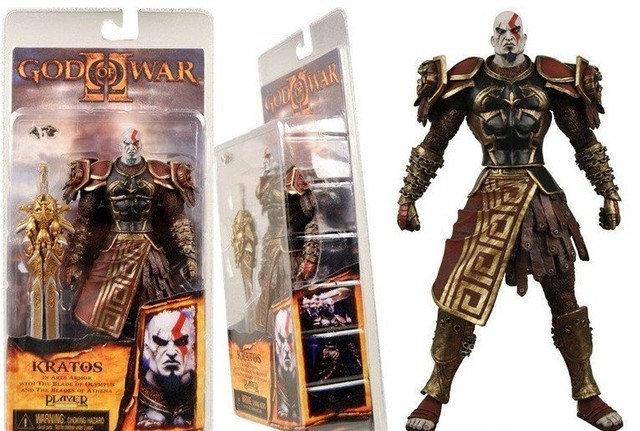 

Игровая Коллекционная Фигурка Кратос Бог Войны с мечем и в доспехах высота 18,5 см - Kratos God Of War Ареса NECA