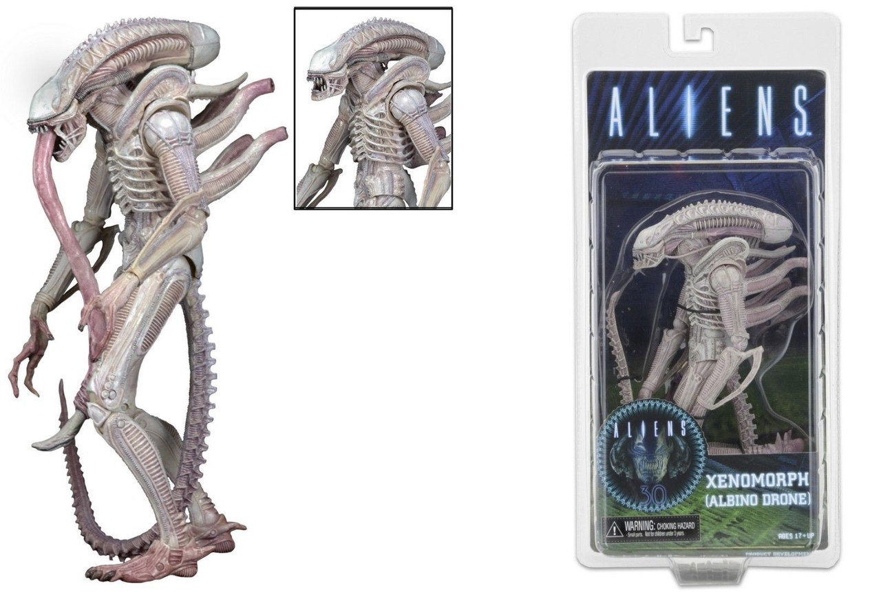 

Игровая Коллекционная Фигурка Чужой-альбинос Ксеноморф, высота 23 см - Xenomorph, Albino Drone, Series 9, Neca