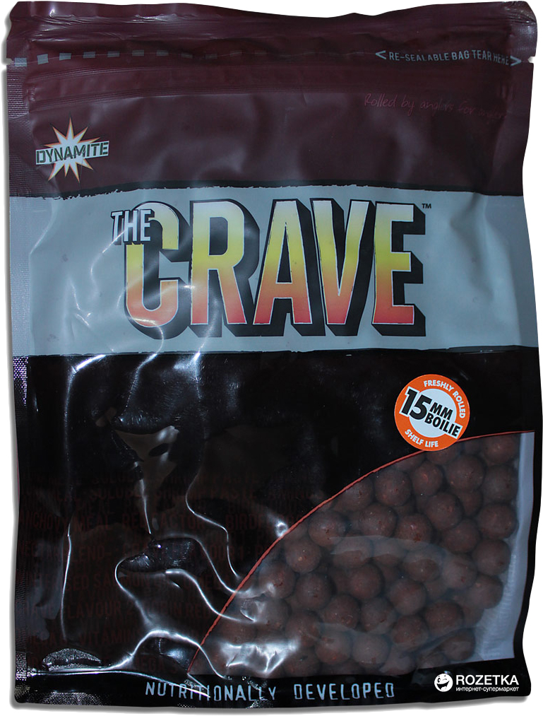 

Бойлы тонущие Dynamite Baits The Crave Shelf Life 15 мм 1 кг (DY901)