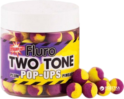 

Бойлы Dynamite Baits Two Tone Plum&Pineapplee Cream Fluro Pop-Ups 20 мм 100 г (DY601)