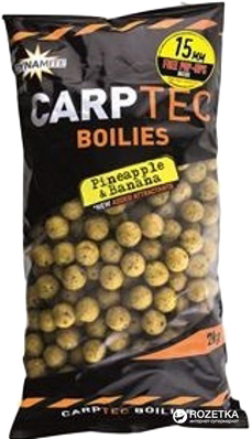 

Бойлы тонущие Dynamite Baits CarpTec Pineapple&Banana 15 мм 2 кг (DY1151)