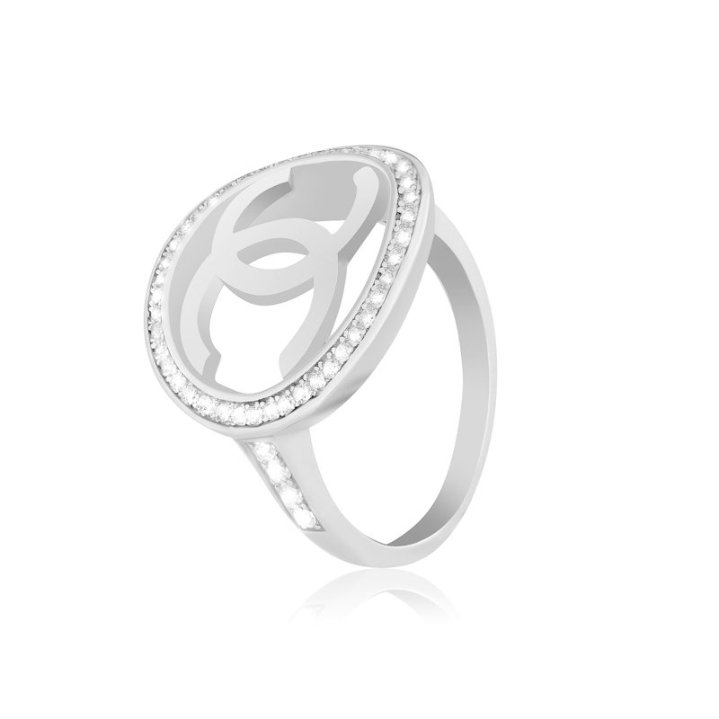 

Серебряное кольцо Silvex925 с фианитом 18.1 мм модели КК2Ф/244-К