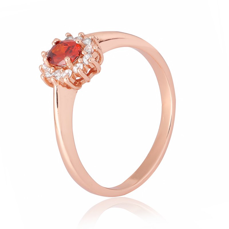 

Серебряное кольцо Silvex925 с фианитом 19.3 мм модели КК3ФГ/375-О