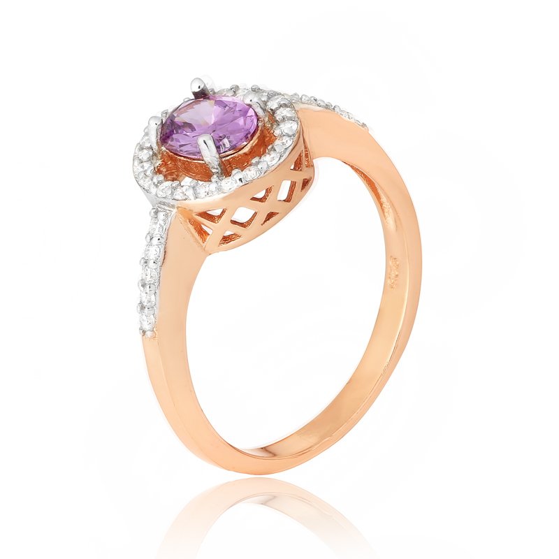 

Серебряное кольцо Silvex925 с фианитом 15.9 мм модели КК3ФА/384-В