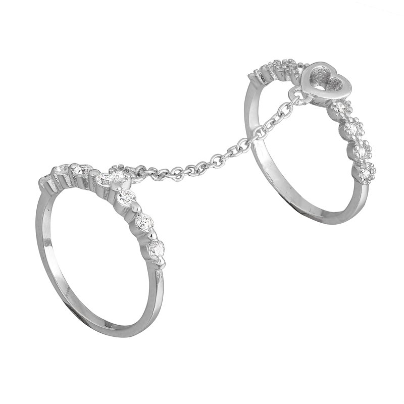 

Серебряное кольцо Silvex925 с фианитом 17.1 мм модели К2Ф/258-Ж
