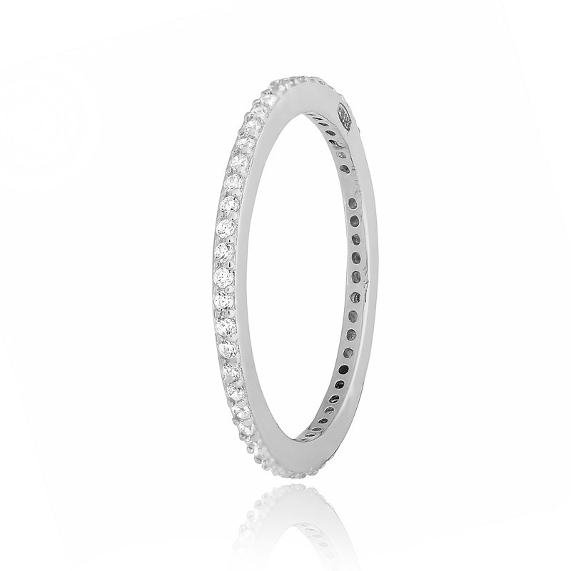 

Серебряное кольцо Silvex925 с фианитом 18.4 мм модели К2Ф/242-Л
