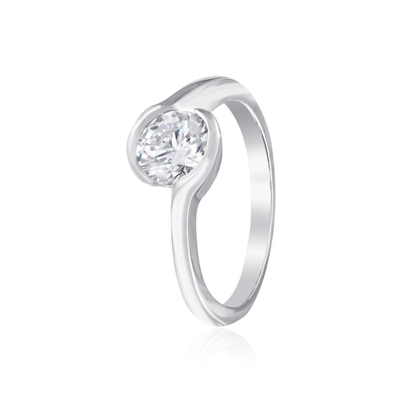 

Серебряное кольцо Silvex925 с цирконием Swarovski Zirconia 16.8 мм модели К2С/701-Е