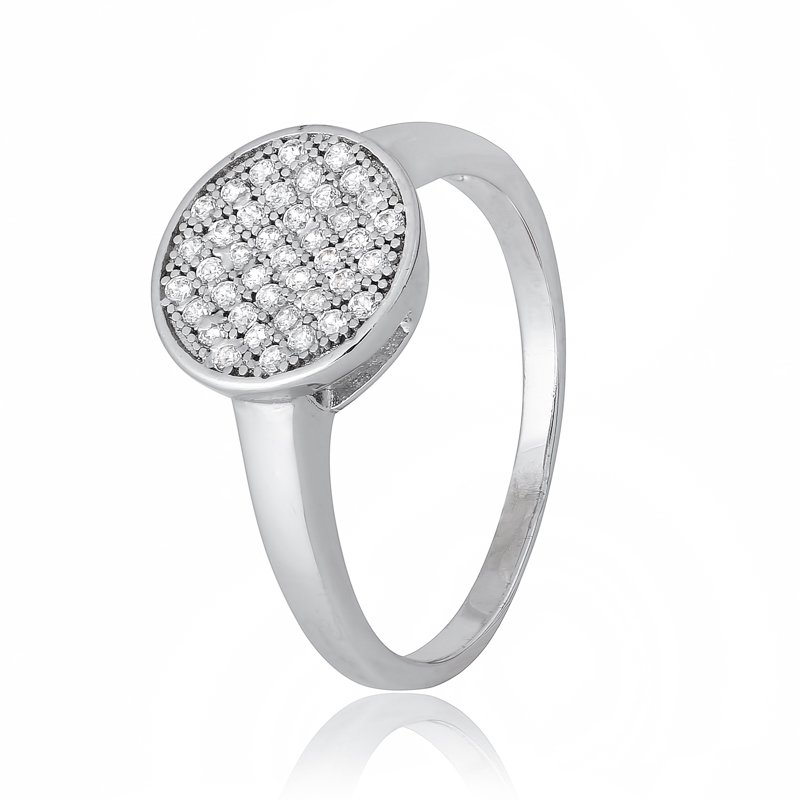 

Серебряное кольцо Silvex925 с фианитом 19.3 мм модели КК2Ф/421-О