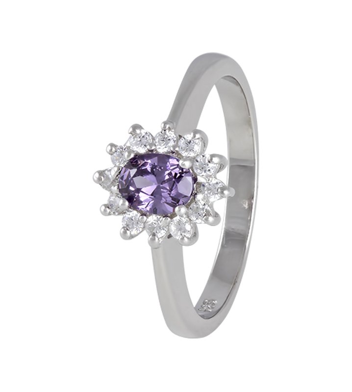 

Серебряное кольцо Silvex925 с фианитом 17.8 мм модели КК2ФА/375-И