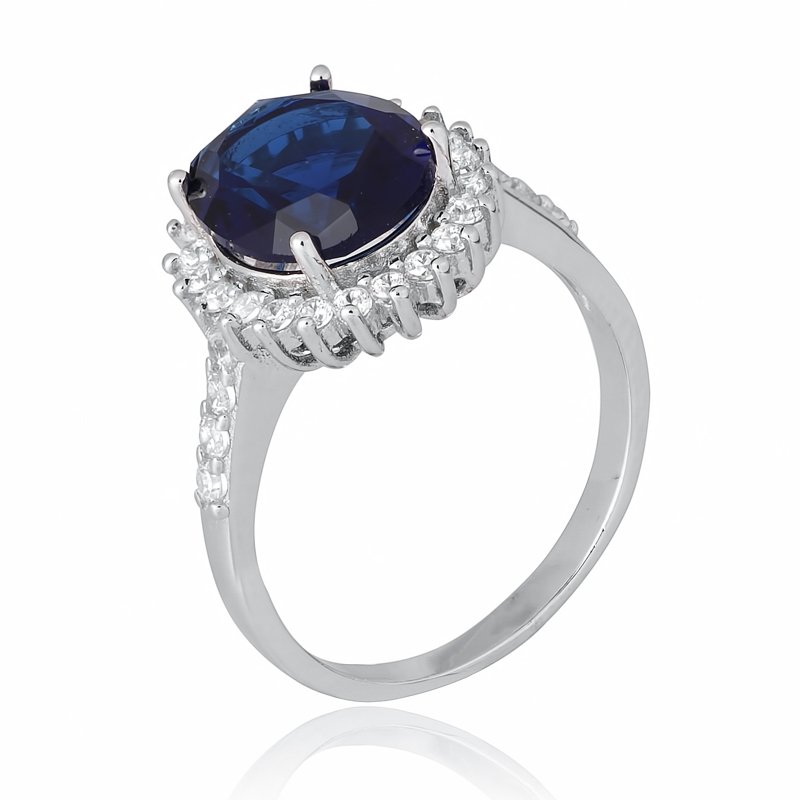 

Серебряное кольцо Silvex925 с фианитом 19.0 мм модели КК2ФС/377-Н