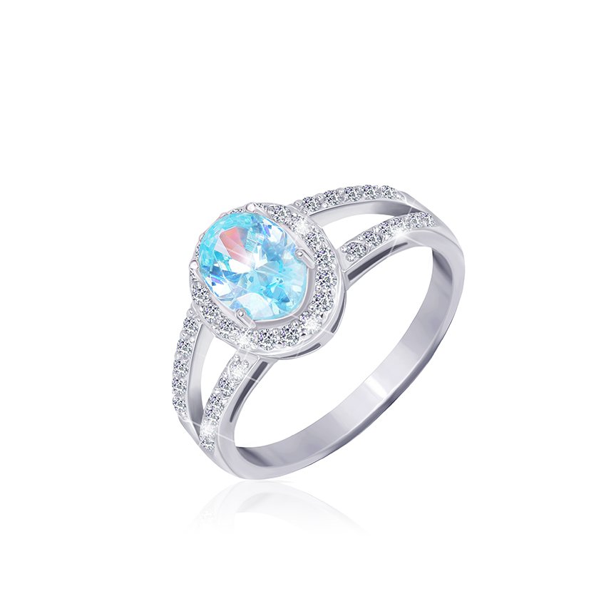 

Серебряное кольцо Silvex925 с фианитом 18.7 мм модели КК2ФТ/401-М
