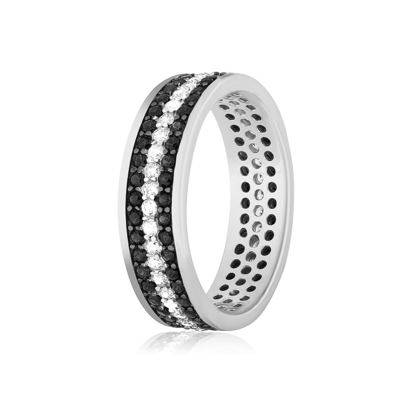 

Серебряное кольцо Silvex925 с фианитом 15.9 мм модели КК2ФО/374-В