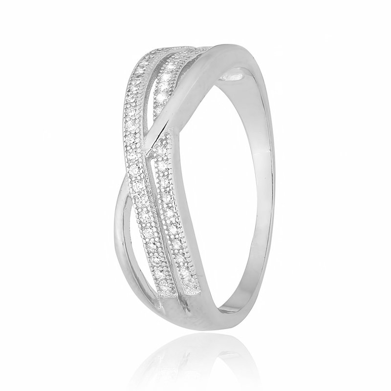 

Серебряное кольцо Silvex925 с фианитом 18.4 мм модели КК2Ф/202-Л