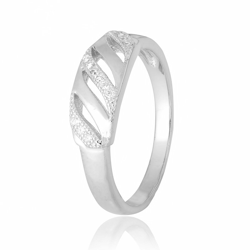 

Серебряное кольцо Silvex925 с фианитом 17.4 мм модели КК2Ф/229-З