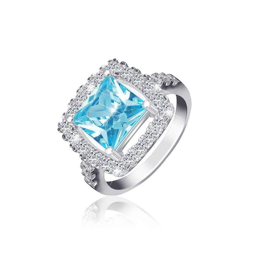 

Серебряное кольцо Silvex925 с фианитом 18.7 мм модели КК2ФТ/405-М