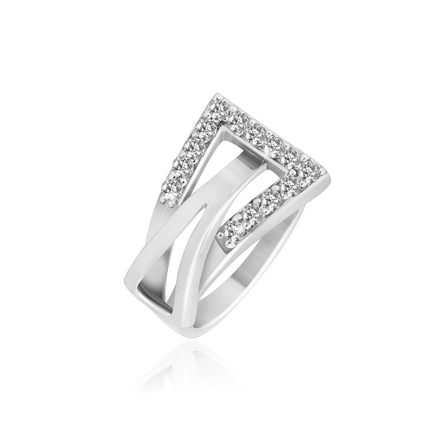 

Серебряное кольцо Silvex925 с фианитом 18.7 мм модели К2Ф/184-М