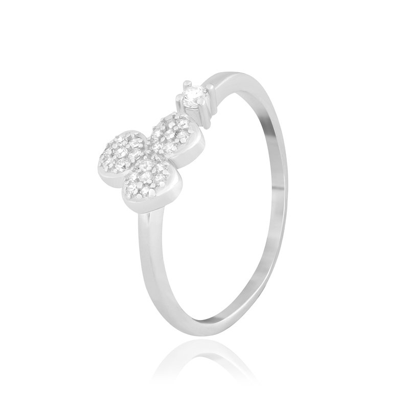 

Серебряное кольцо Silvex925 с фианитом безразмерное модели К2Ф/290