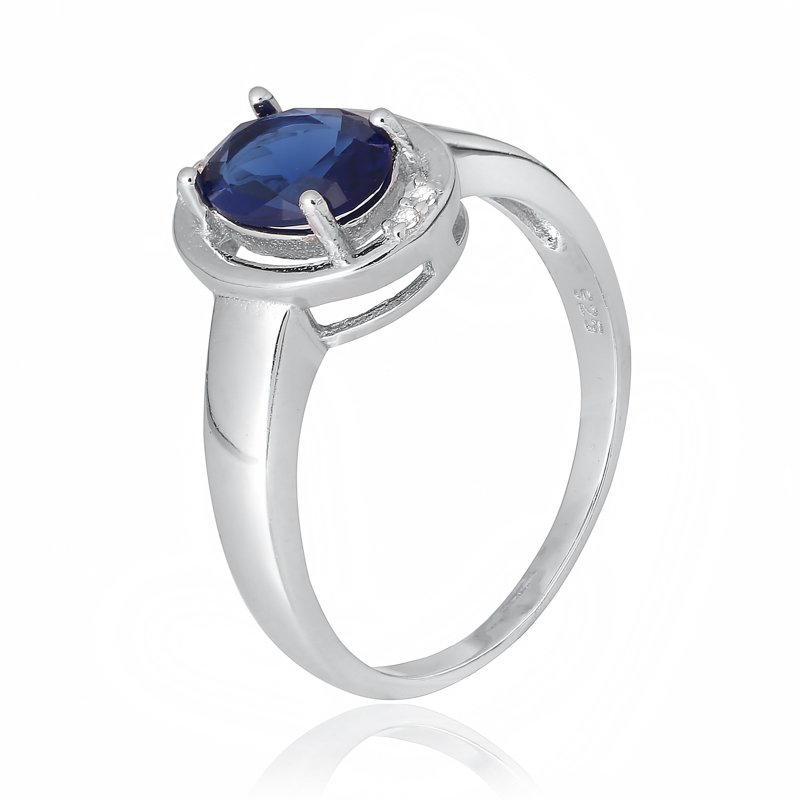 

Серебряное кольцо Silvex925 с фианитом 17.4 мм модели КК2ФС/392-З