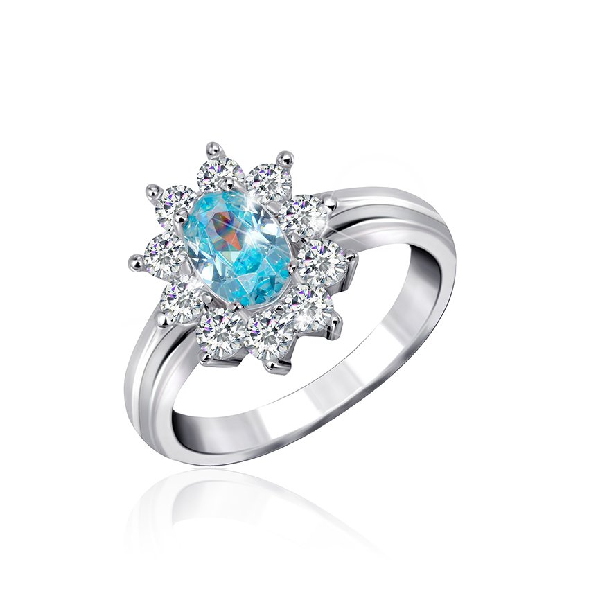 

Серебряное кольцо Silvex925 с фианитом 18.1 мм модели КК2ФТ/386-К