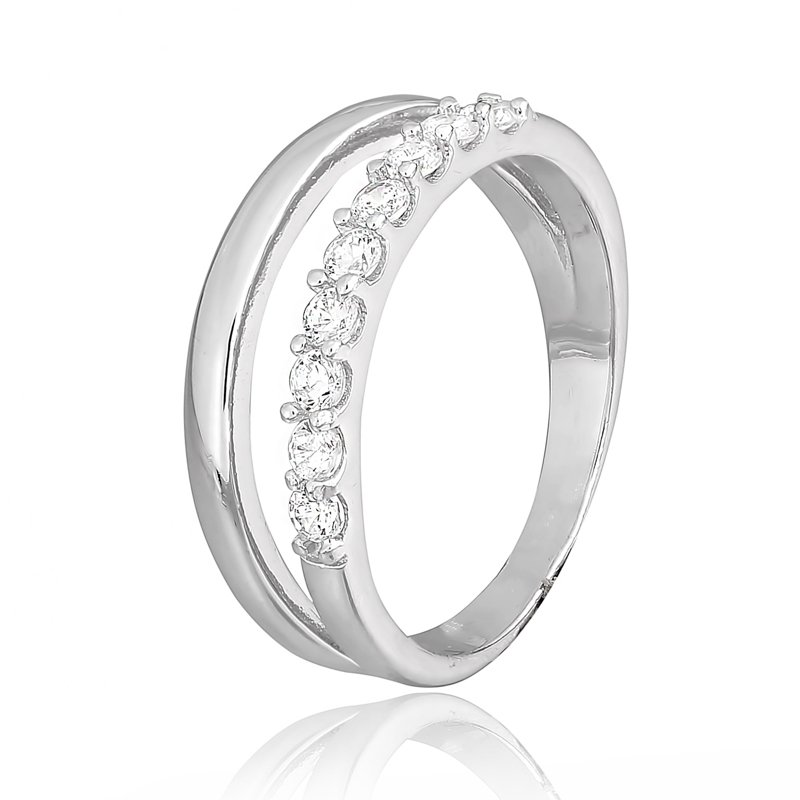 

Серебряное кольцо Silvex925 с фианитом 17.4 мм модели К2Ф/247-З