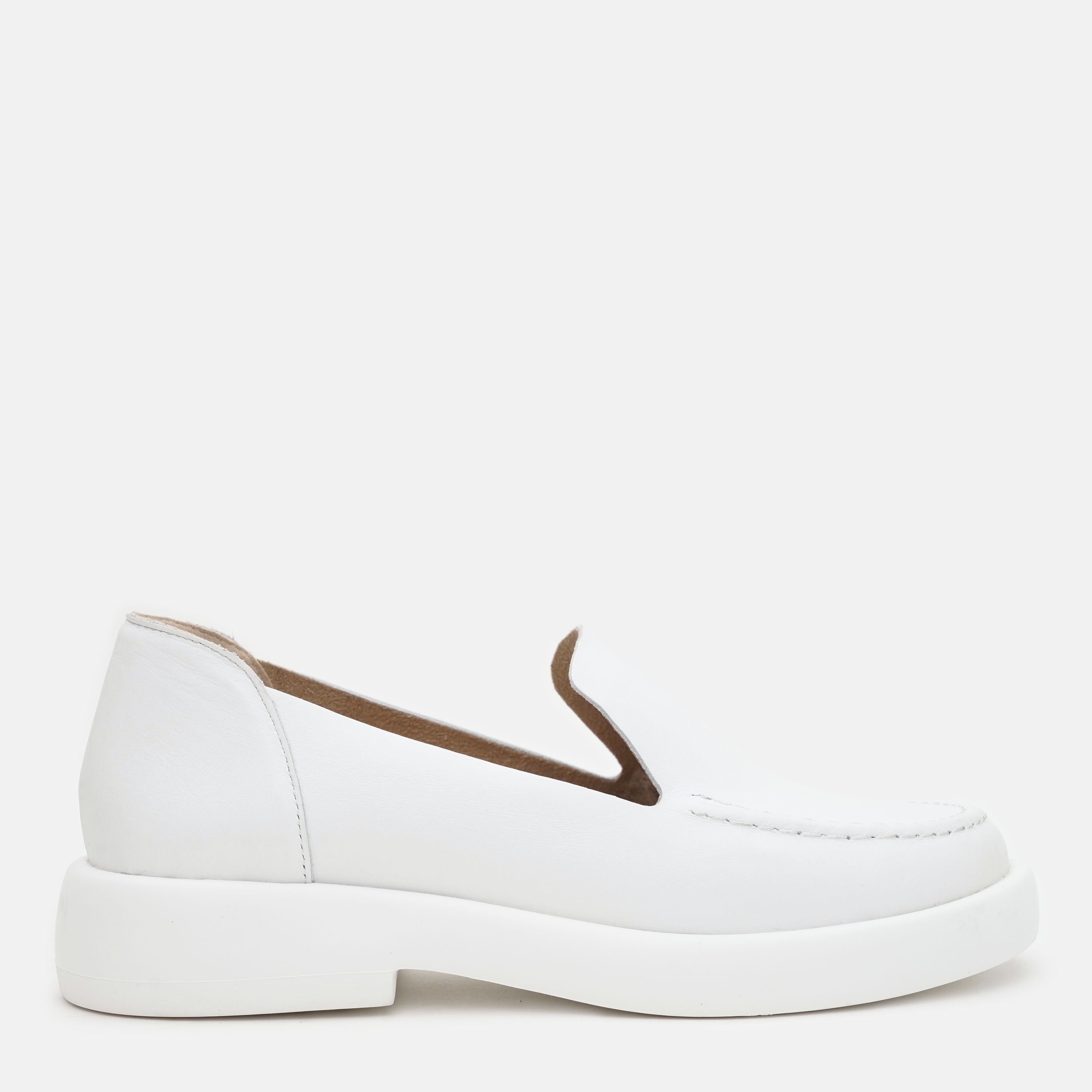 Жіночі лофери зі шкіри Ashoes 2932/1 39 25 см Білі від Rozetka на платформі USKIDKA Акція на Жіночі лофери зі шкіри Ashoes 2932/1 39 25 см Білі від Rozetka